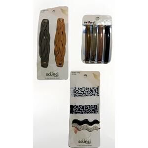 Scunci Hair Accessories Bundle Barrettes Bobby Pins & Metal Clips Neutral Tones